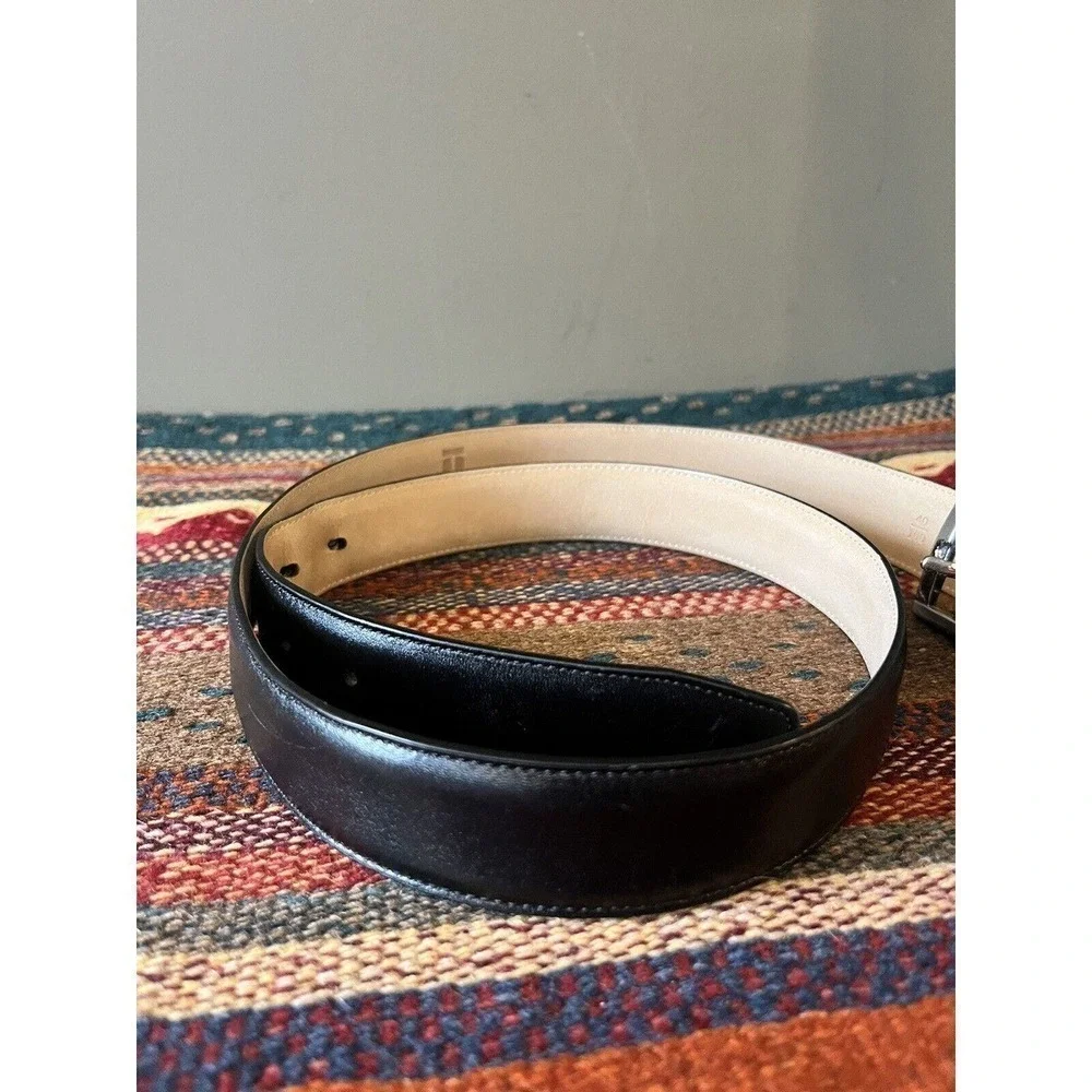 Trafalgar Mens Black Leather Casual Work Wear Belt Size 40